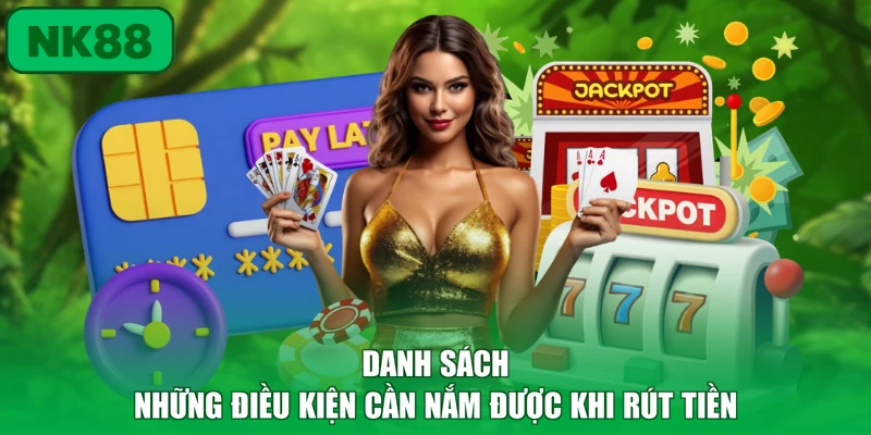 Rút Tiền - Cách Thức Giao Dịch Nhanh Chóng Nhất Tại Nk88 2 Danh sách những điều kiện cần nắm được khi rút tiền