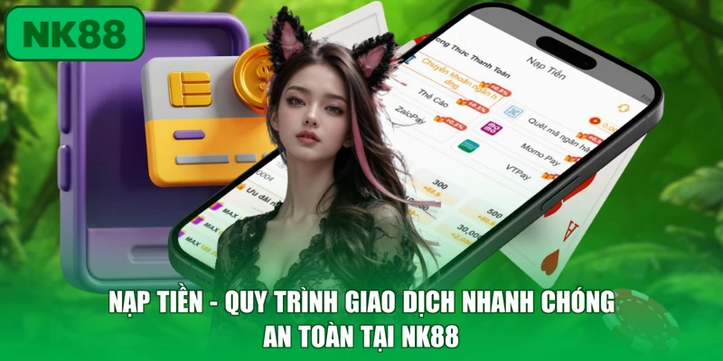 Nạp Tiền - Quy Trình Giao Dịch Nhanh Chóng An Toàn Tại NK88 1 Nạp Tiền